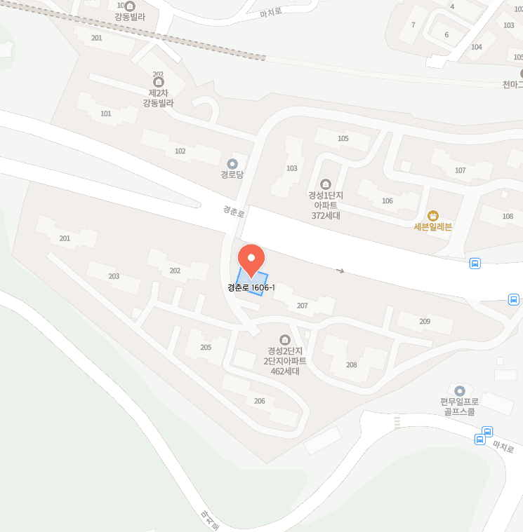 도움손 재가 방문요양 센터 위치 지도